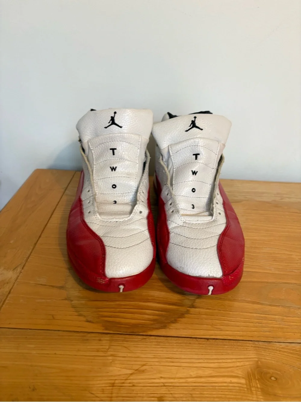 Air Jordan 12 Retro 'Cherry' (2009) high-top basketball sneakers, size 12